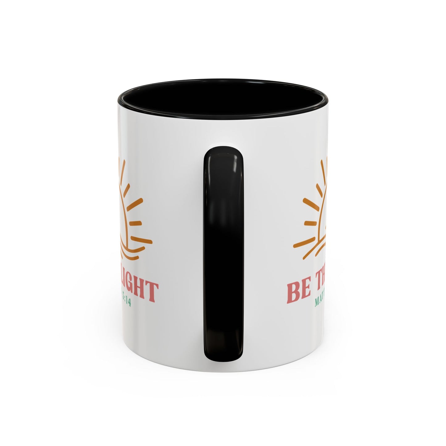 "Be The Light" Matthew 5:14 Accent Mug