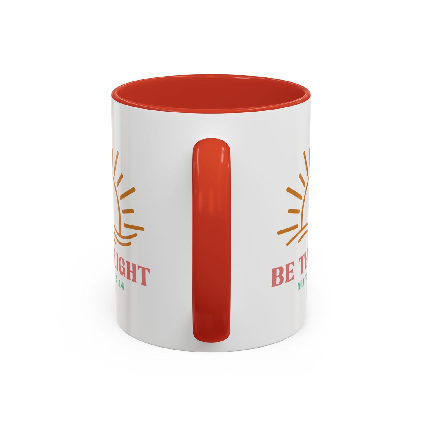 "Be The Light" Matthew 5:14 Accent Mug