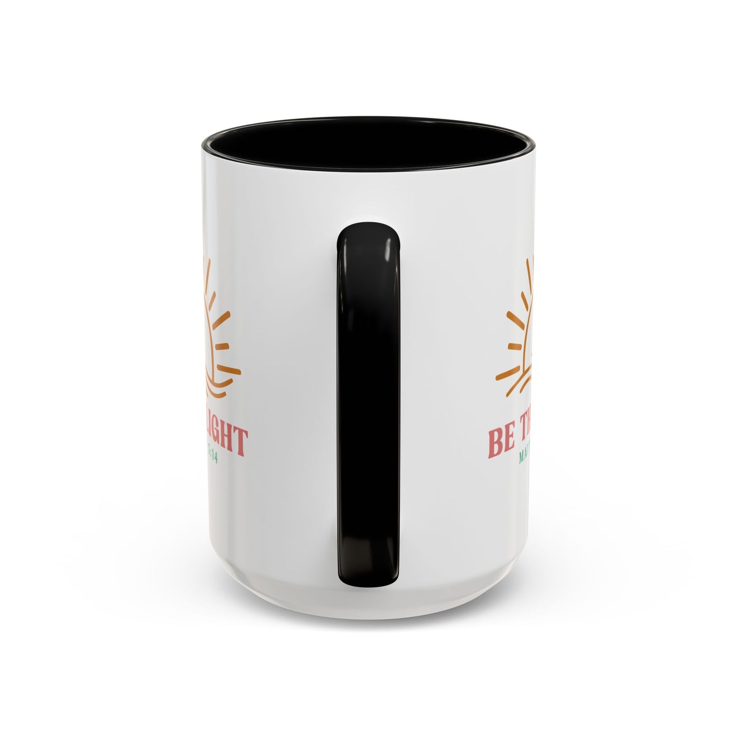 "Be The Light" Matthew 5:14 Accent Mug