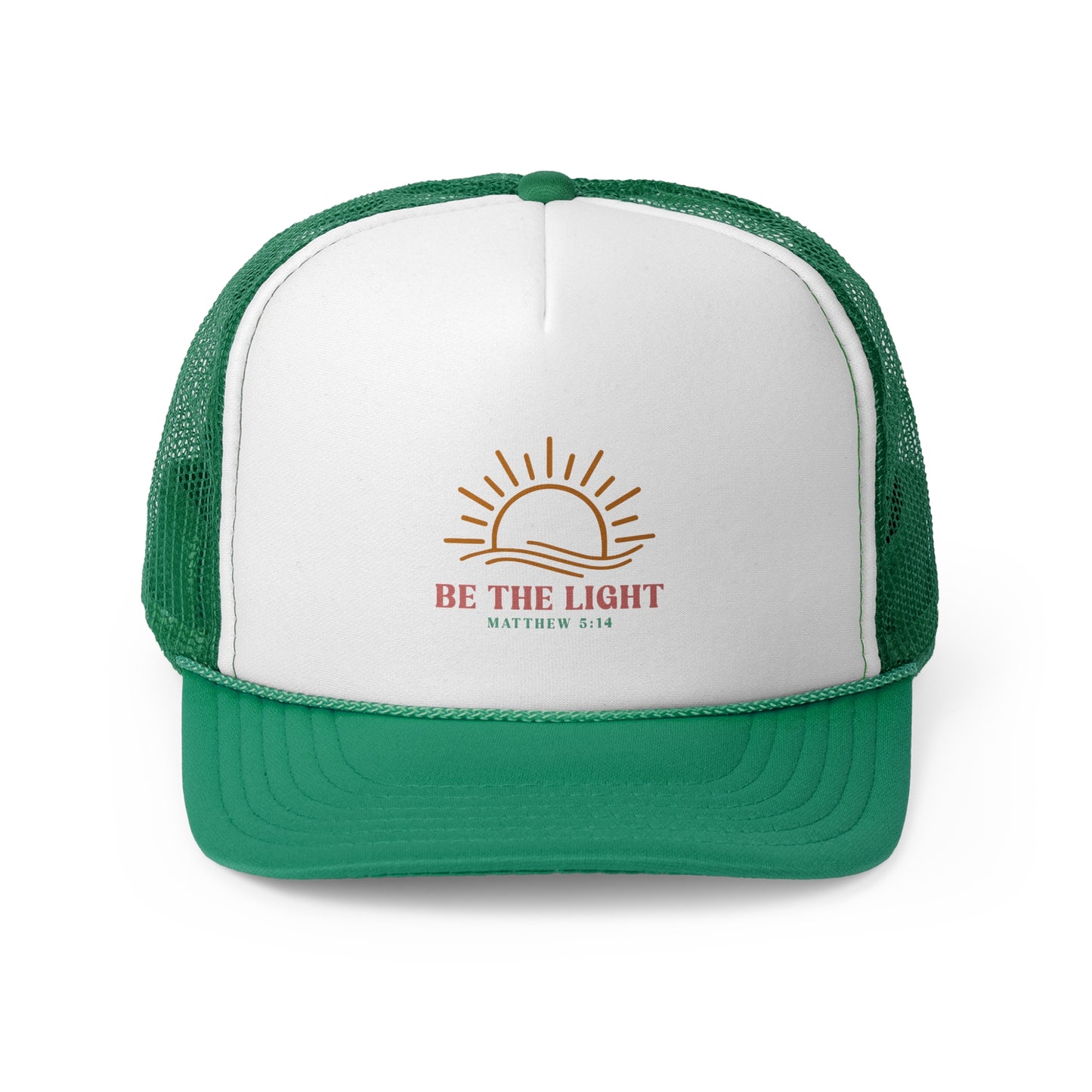 "Be The Light" Matthew 5:14 Inspirational Trucker Cap