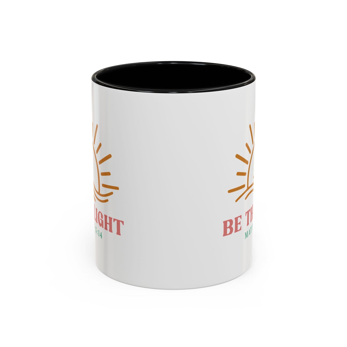 "Be The Light" Matthew 5:14 Accent Mug