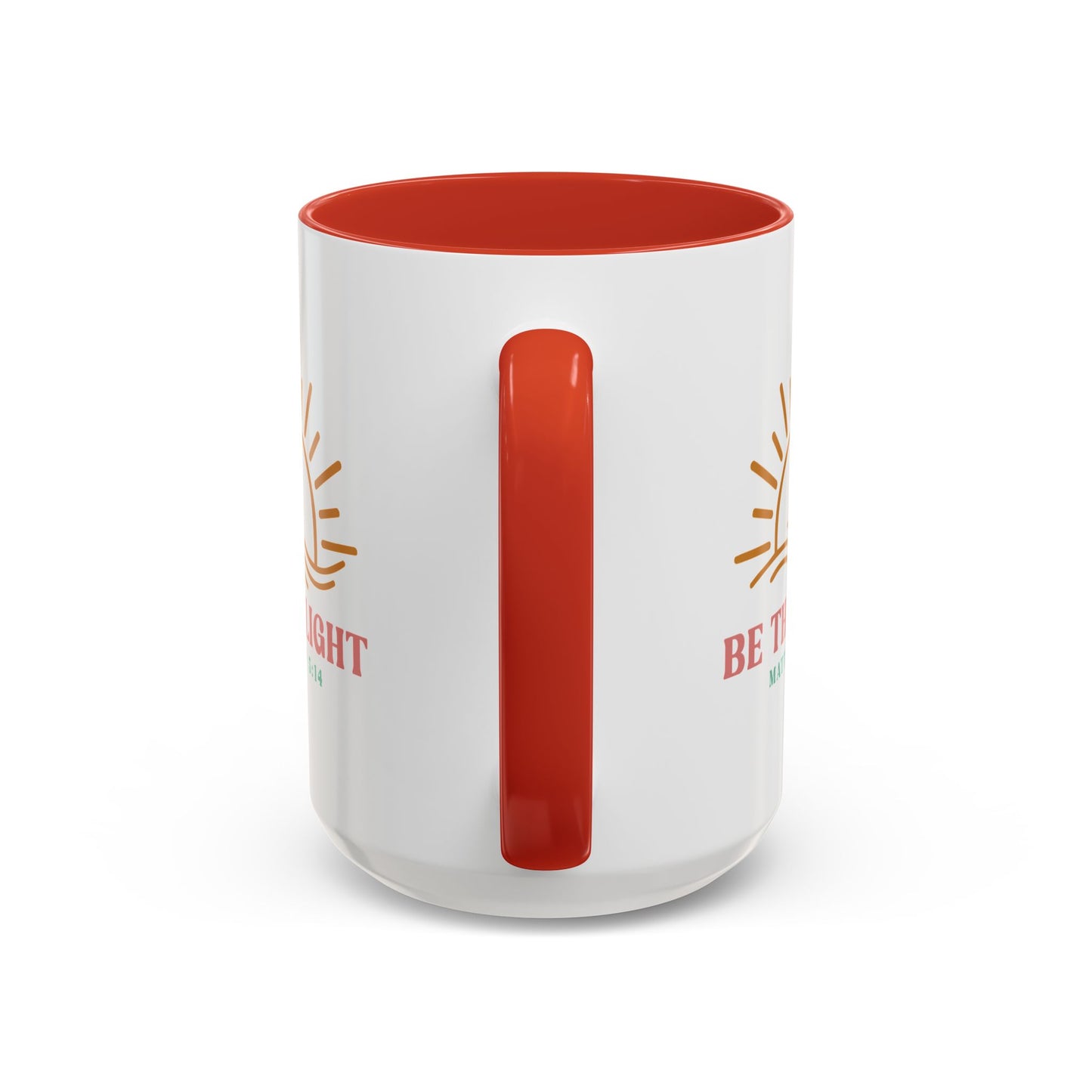 "Be The Light" Matthew 5:14 Accent Mug