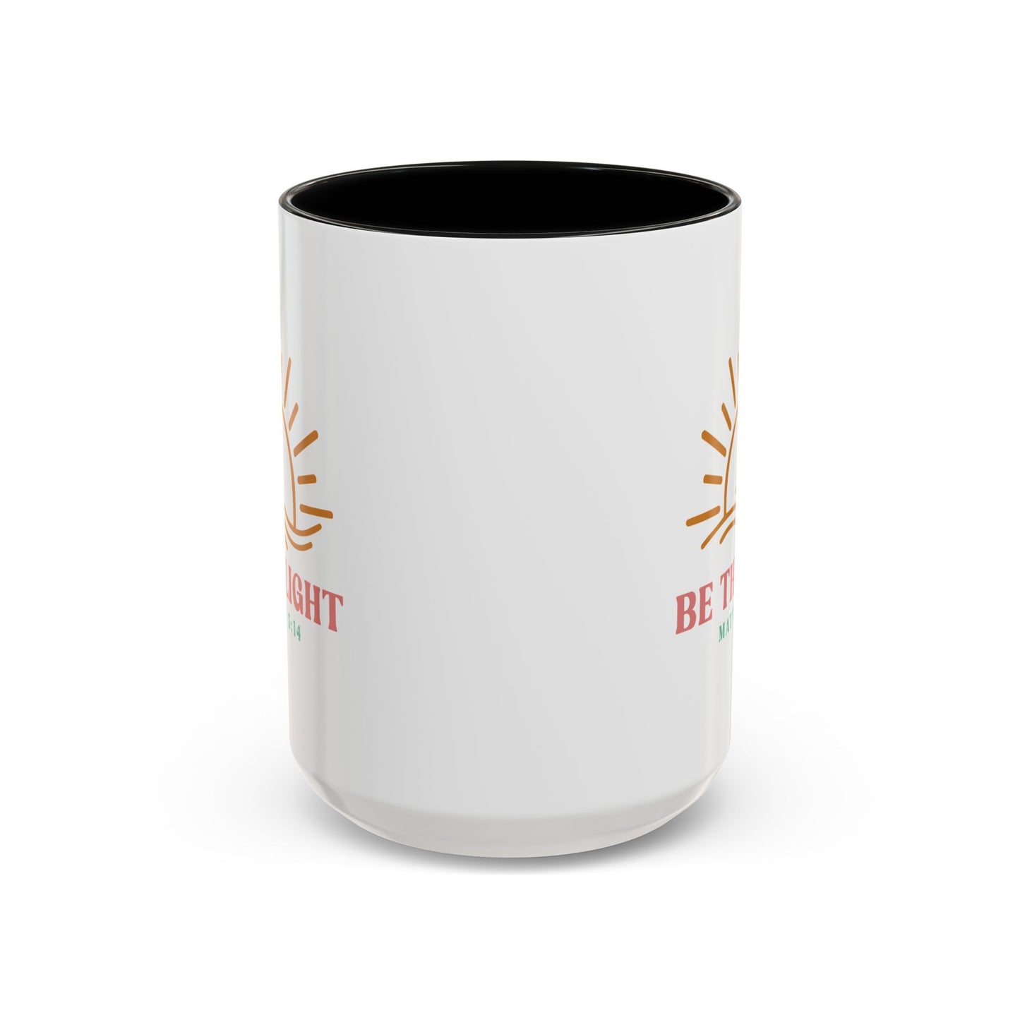 "Be The Light" Matthew 5:14 Accent Mug