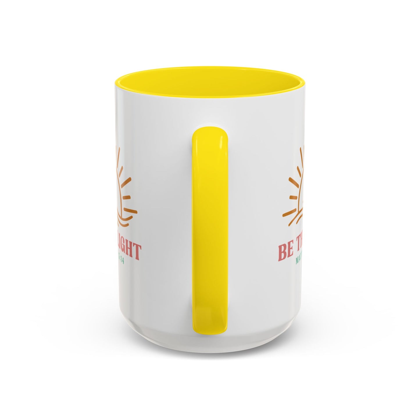 "Be The Light" Matthew 5:14 Accent Mug