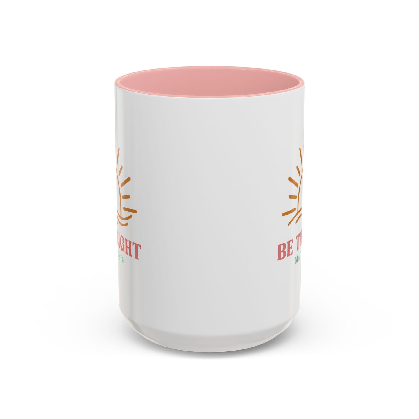 "Be The Light" Matthew 5:14 Accent Mug