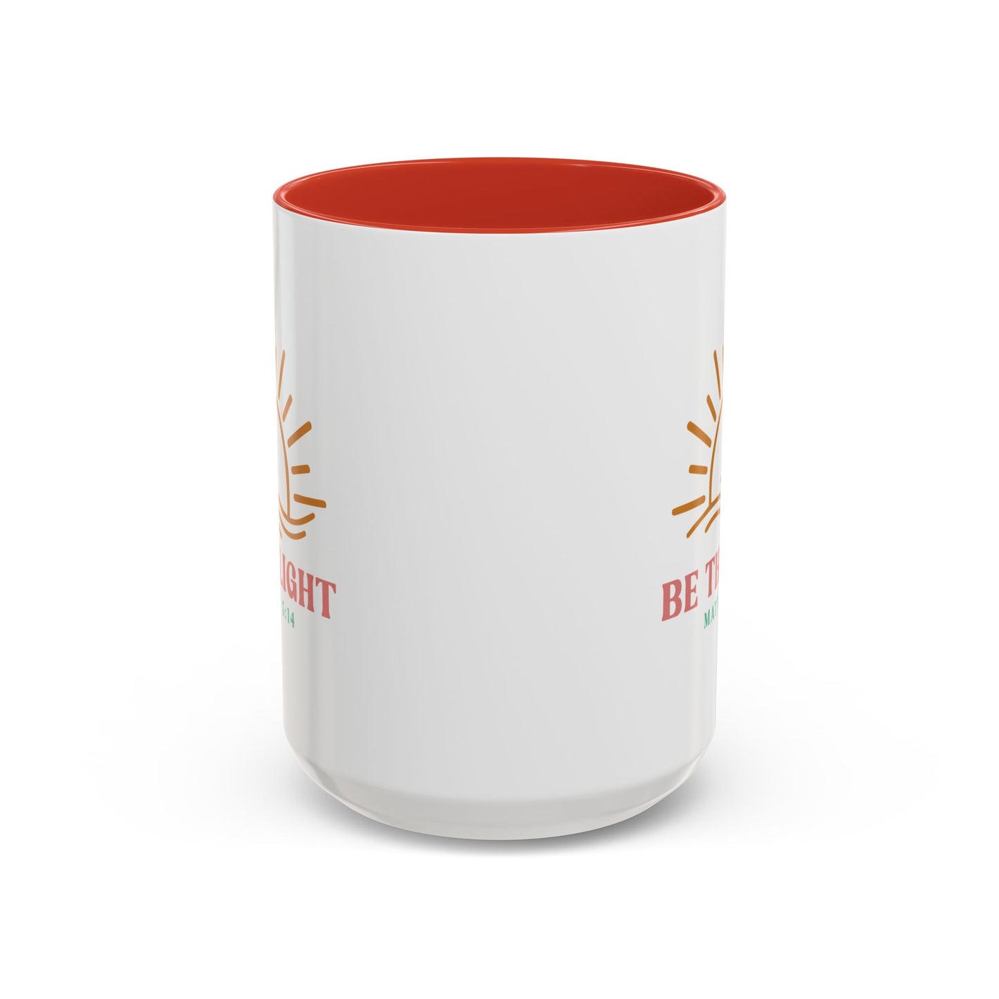 "Be The Light" Matthew 5:14 Accent Mug