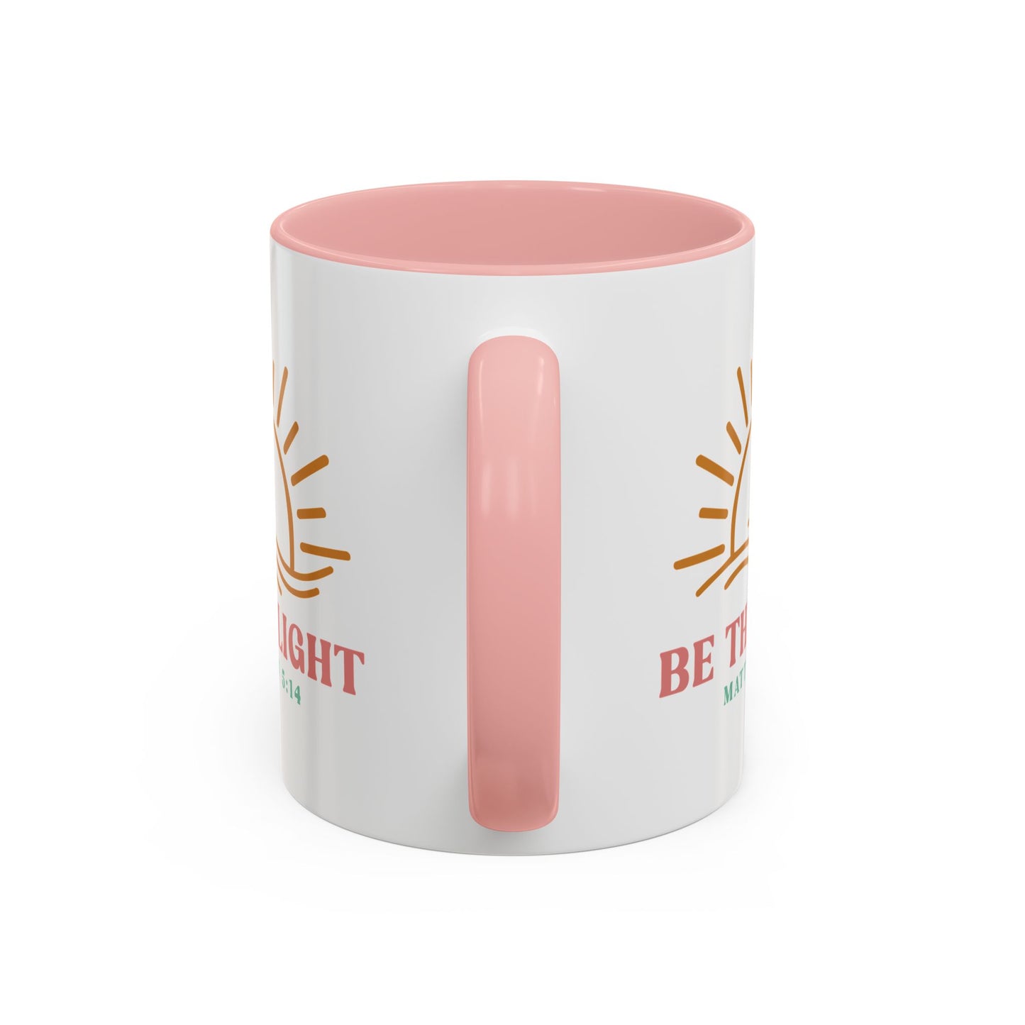 "Be The Light" Matthew 5:14 Accent Mug