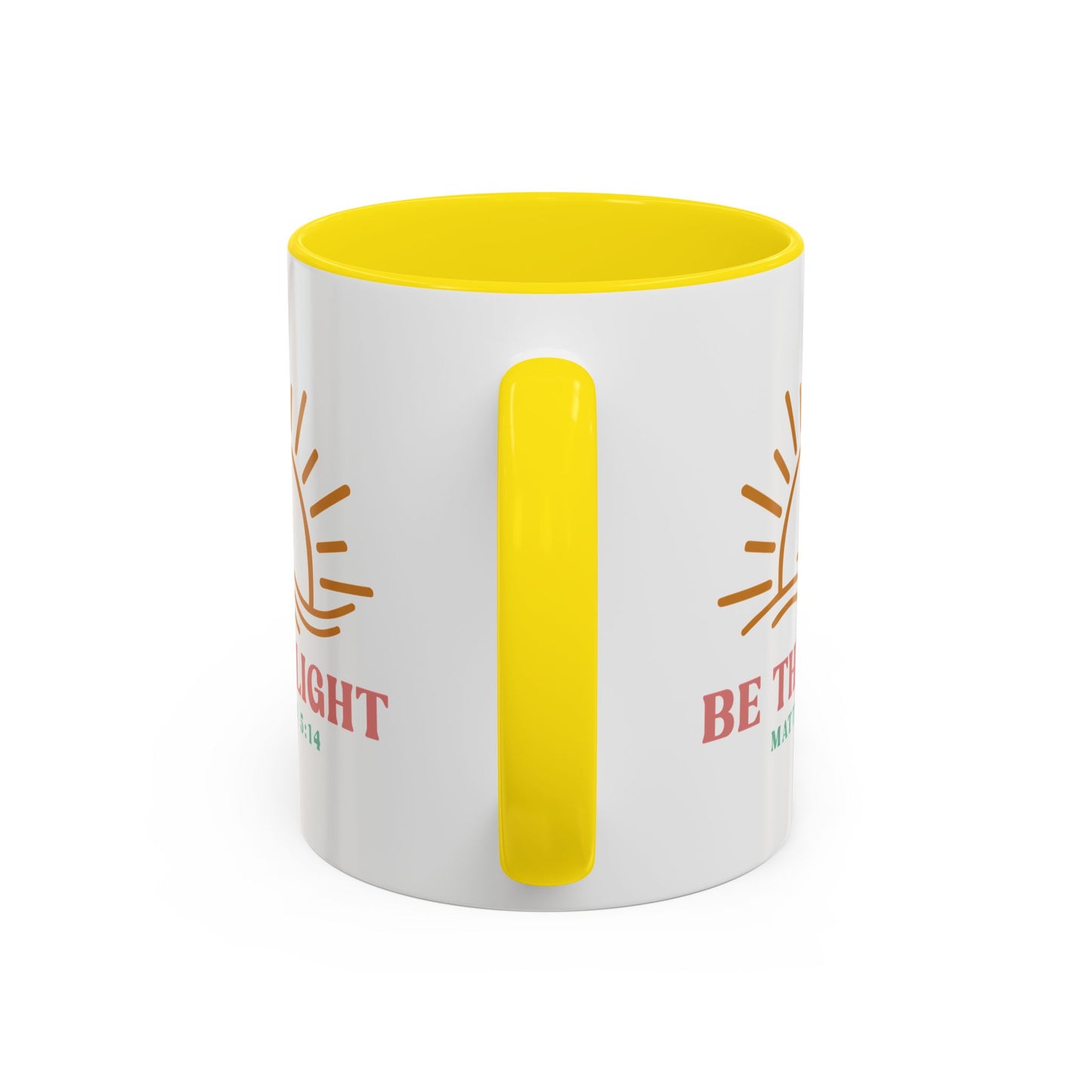"Be The Light" Matthew 5:14 Accent Mug