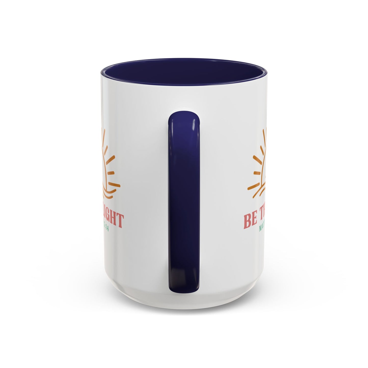 "Be The Light" Matthew 5:14 Accent Mug