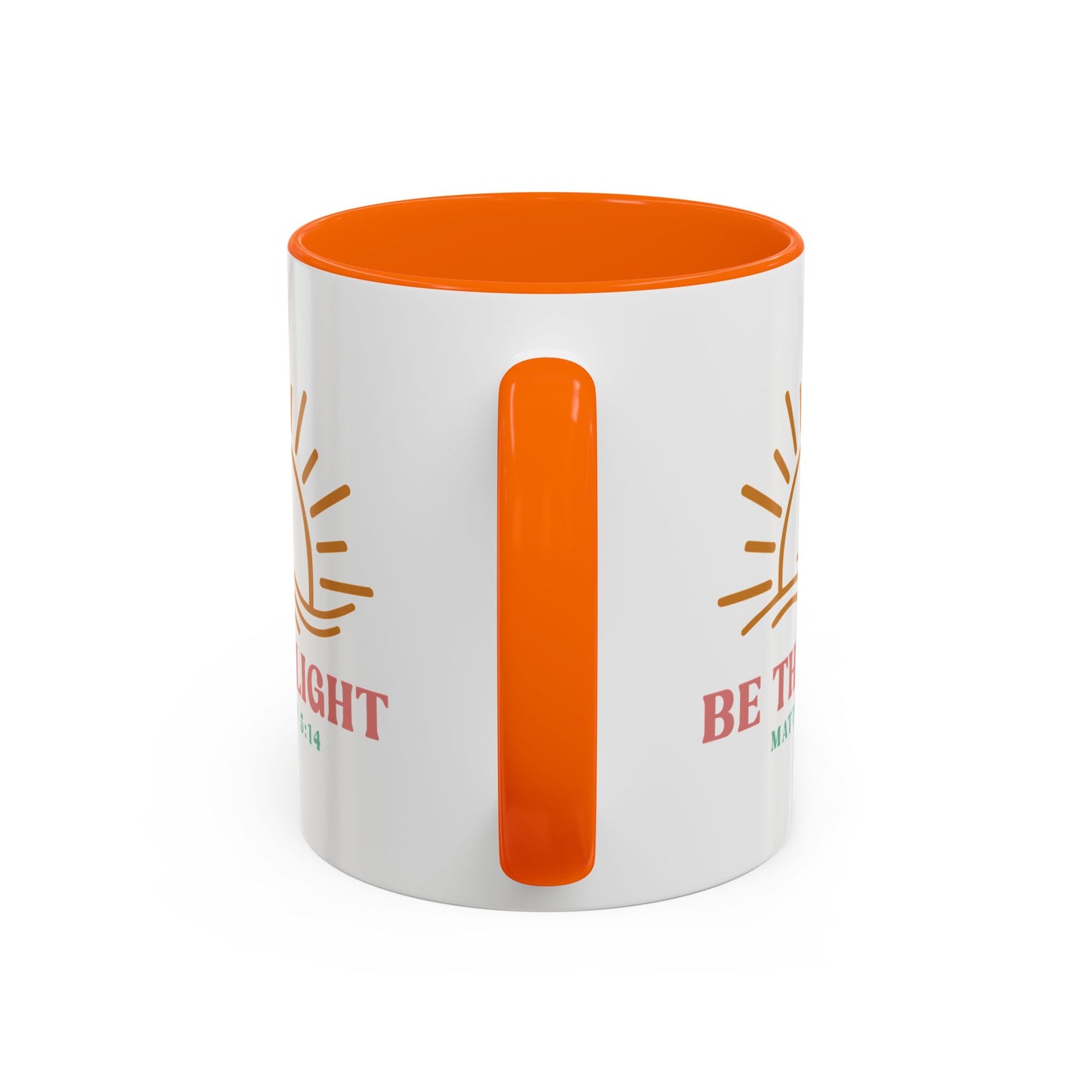 "Be The Light" Matthew 5:14 Accent Mug