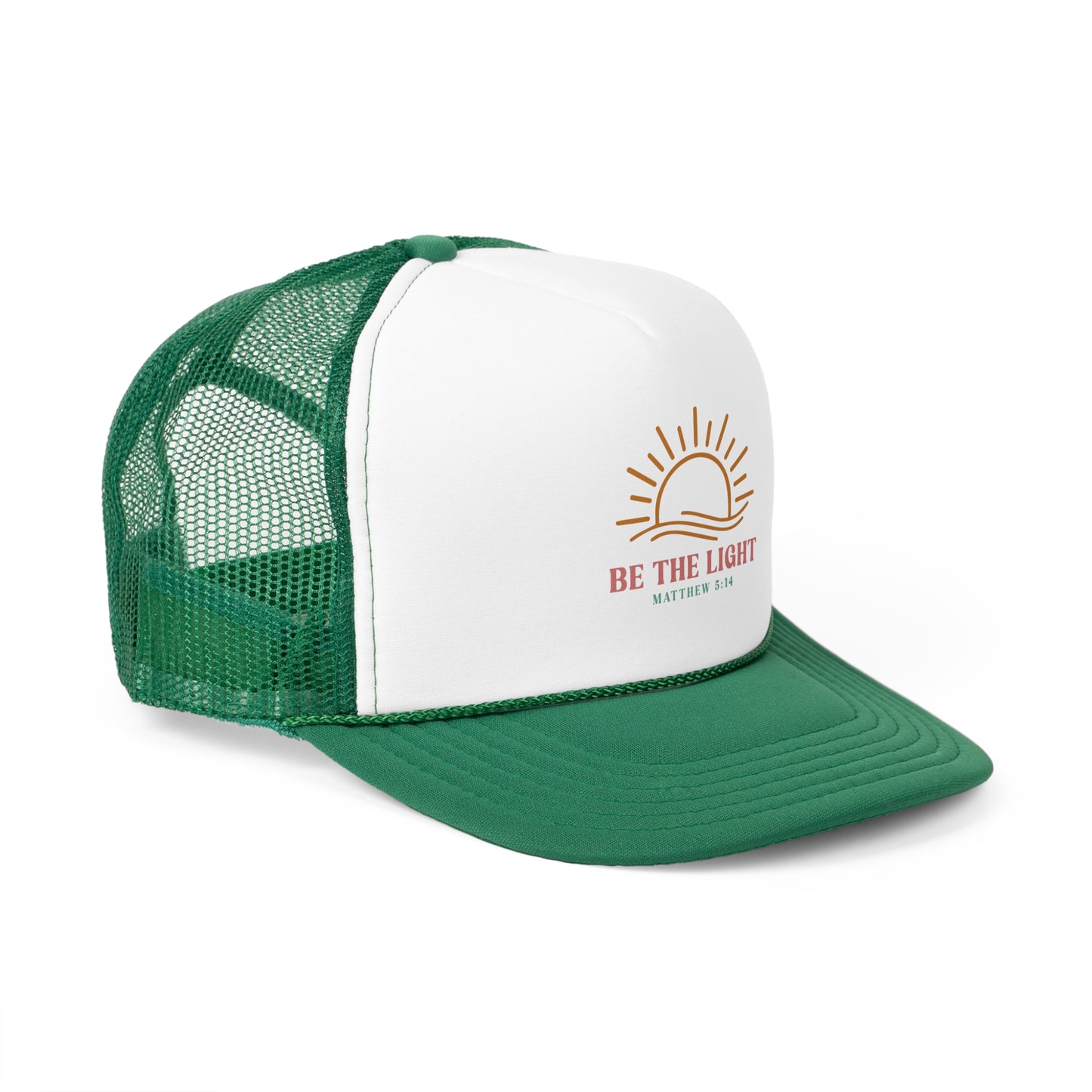 "Be The Light" Matthew 5:14 Inspirational Trucker Cap