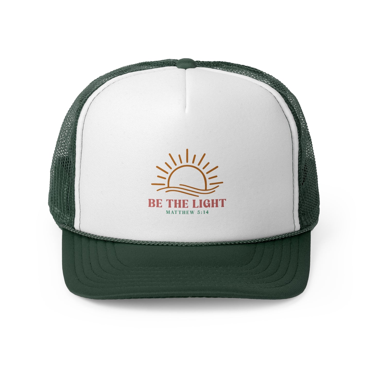 "Be The Light" Matthew 5:14 Inspirational Trucker Cap