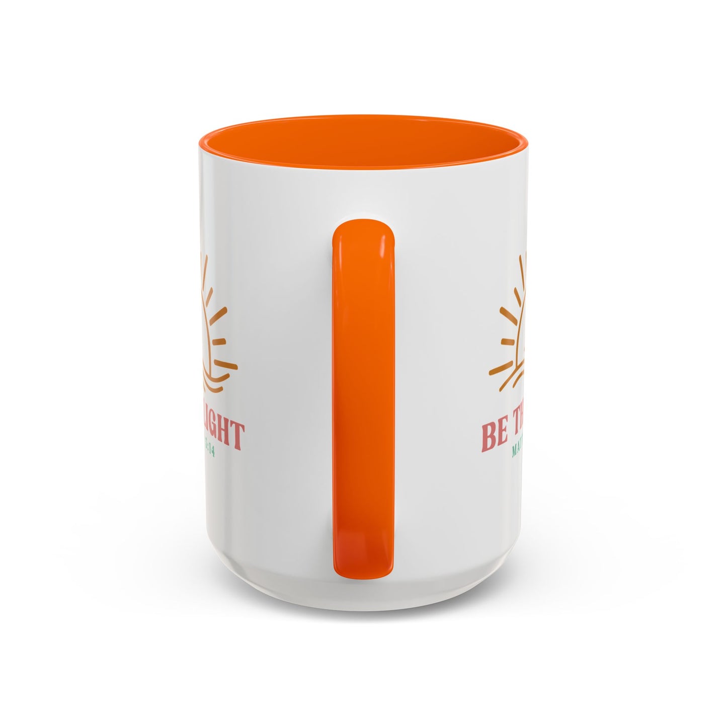"Be The Light" Matthew 5:14 Accent Mug