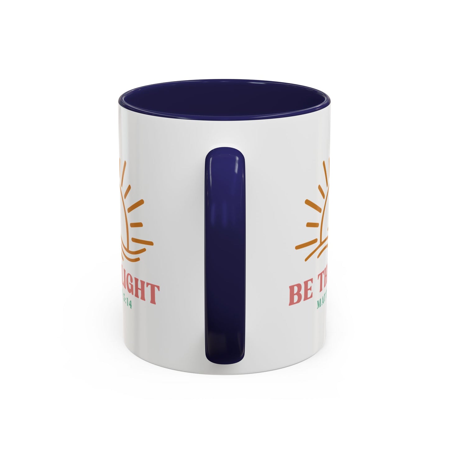 "Be The Light" Matthew 5:14 Accent Mug