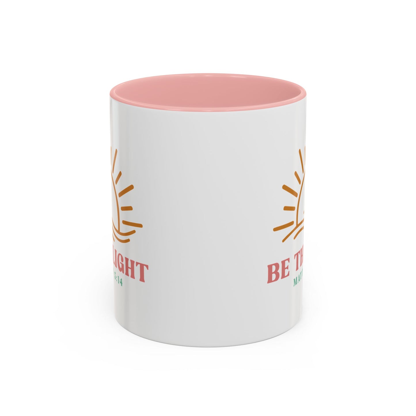 "Be The Light" Matthew 5:14 Accent Mug