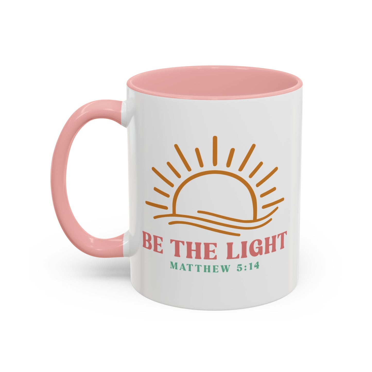 "Be The Light" Matthew 5:14 Accent Mug