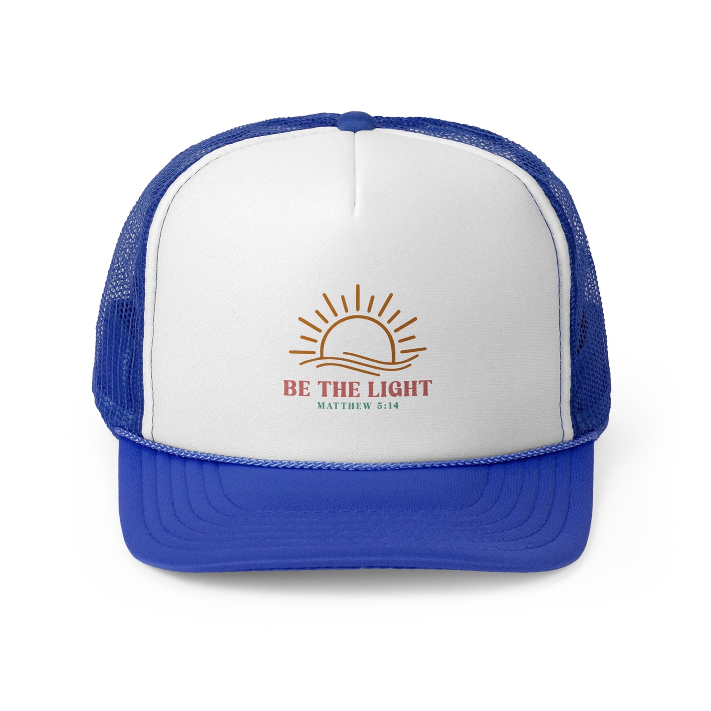 "Be The Light" Matthew 5:14 Inspirational Trucker Cap