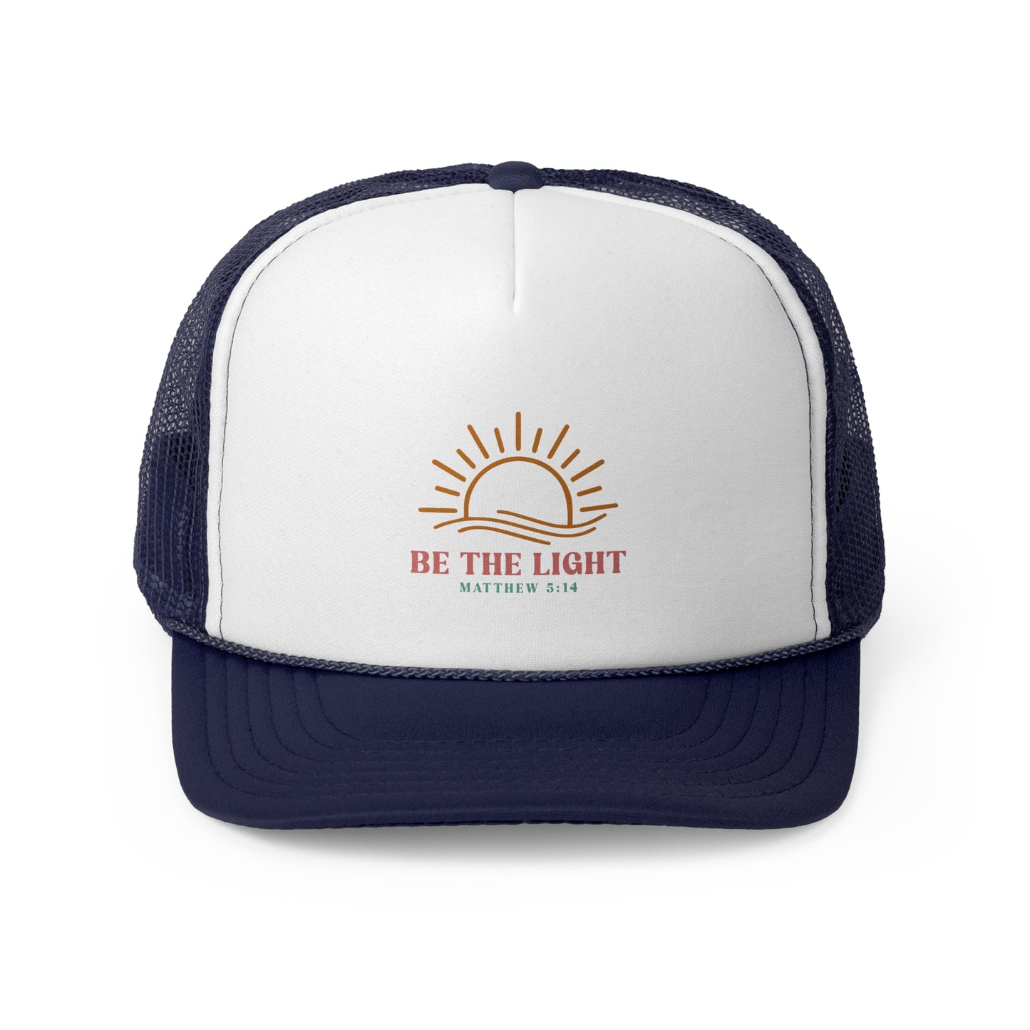 "Be The Light" Matthew 5:14 Inspirational Trucker Cap