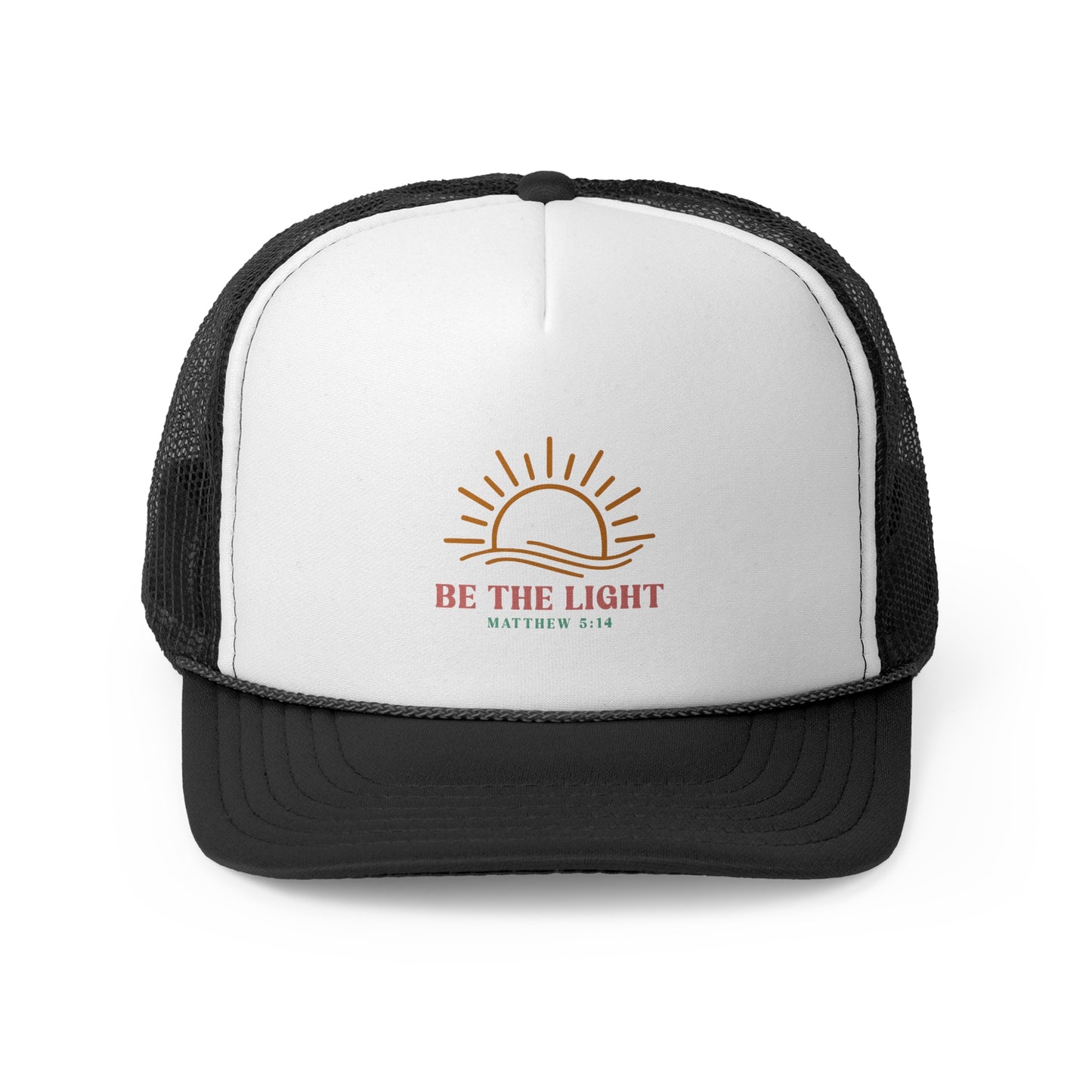 "Be The Light" Matthew 5:14 Inspirational Trucker Cap