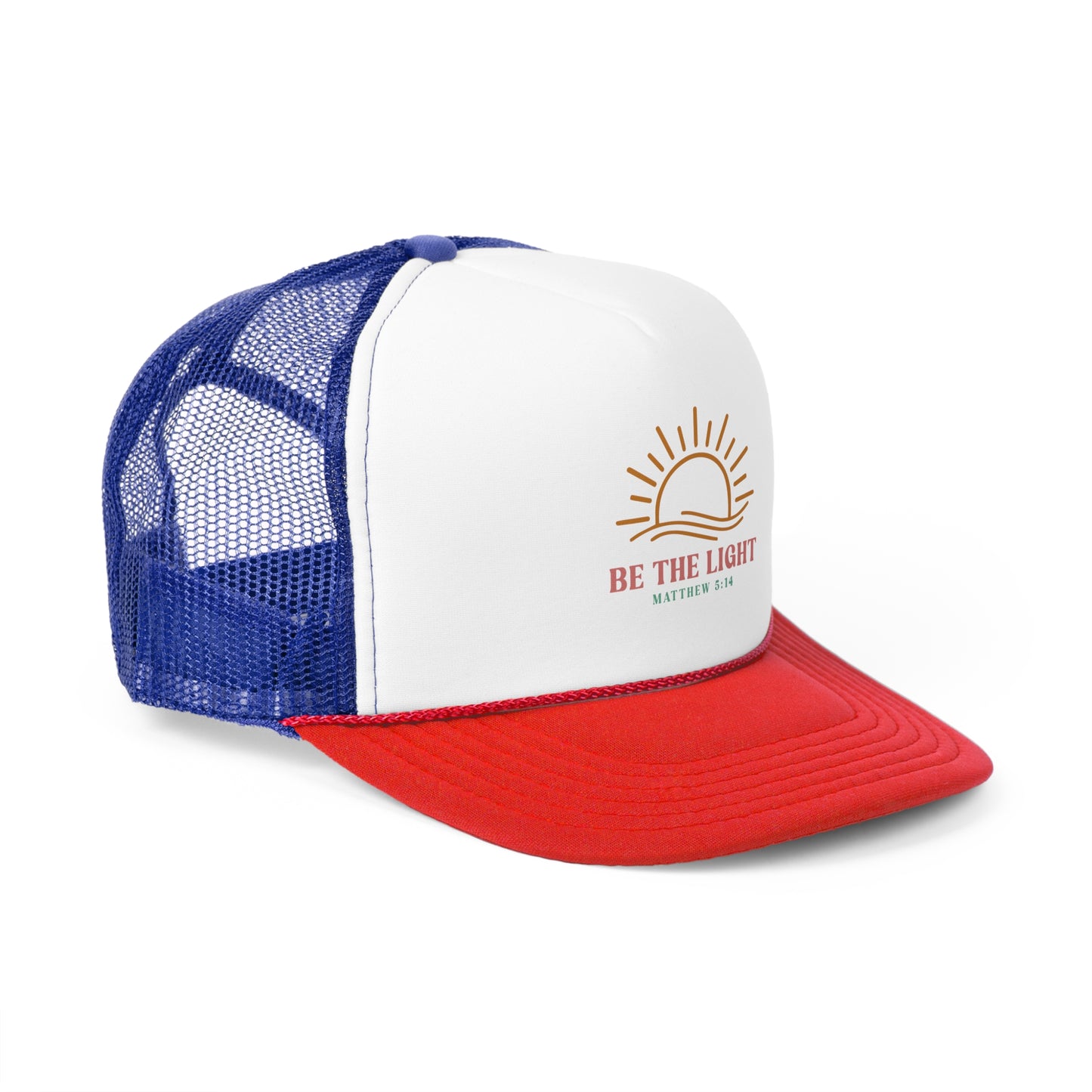 "Be The Light" Matthew 5:14 Inspirational Trucker Cap