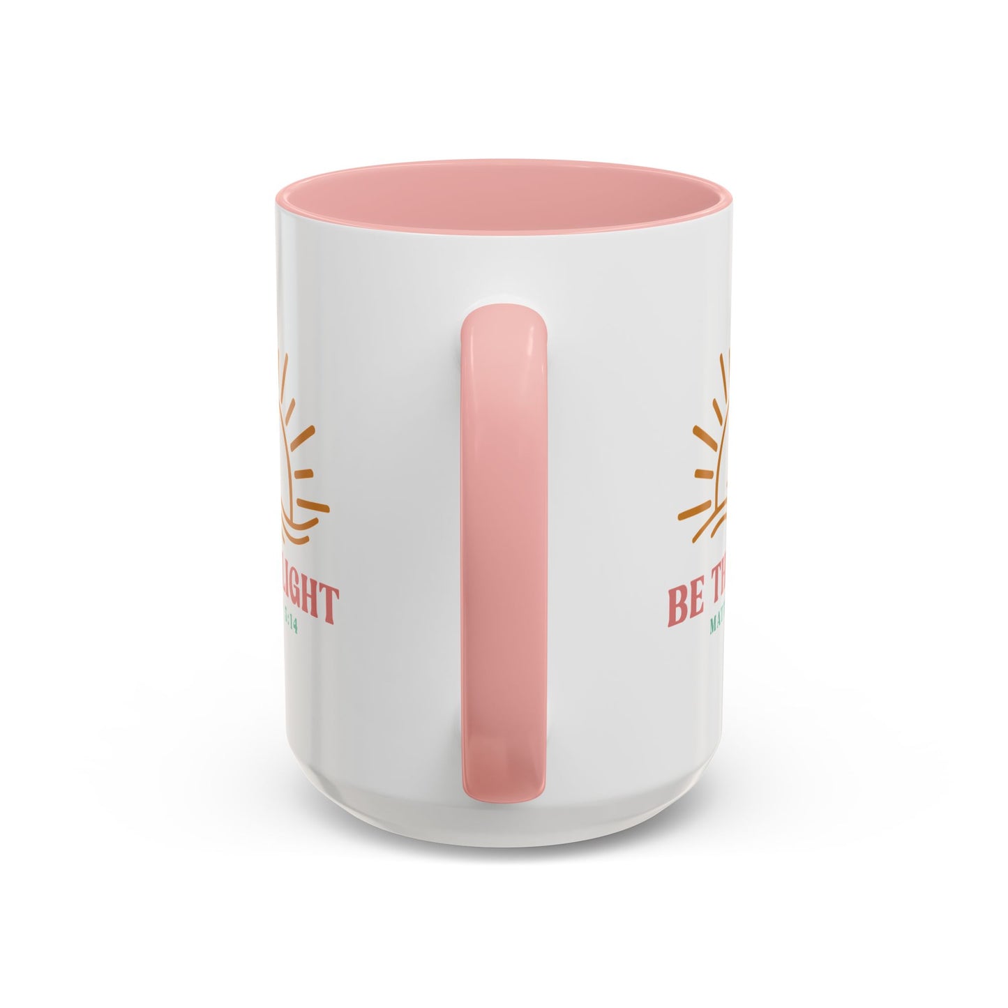 "Be The Light" Matthew 5:14 Accent Mug
