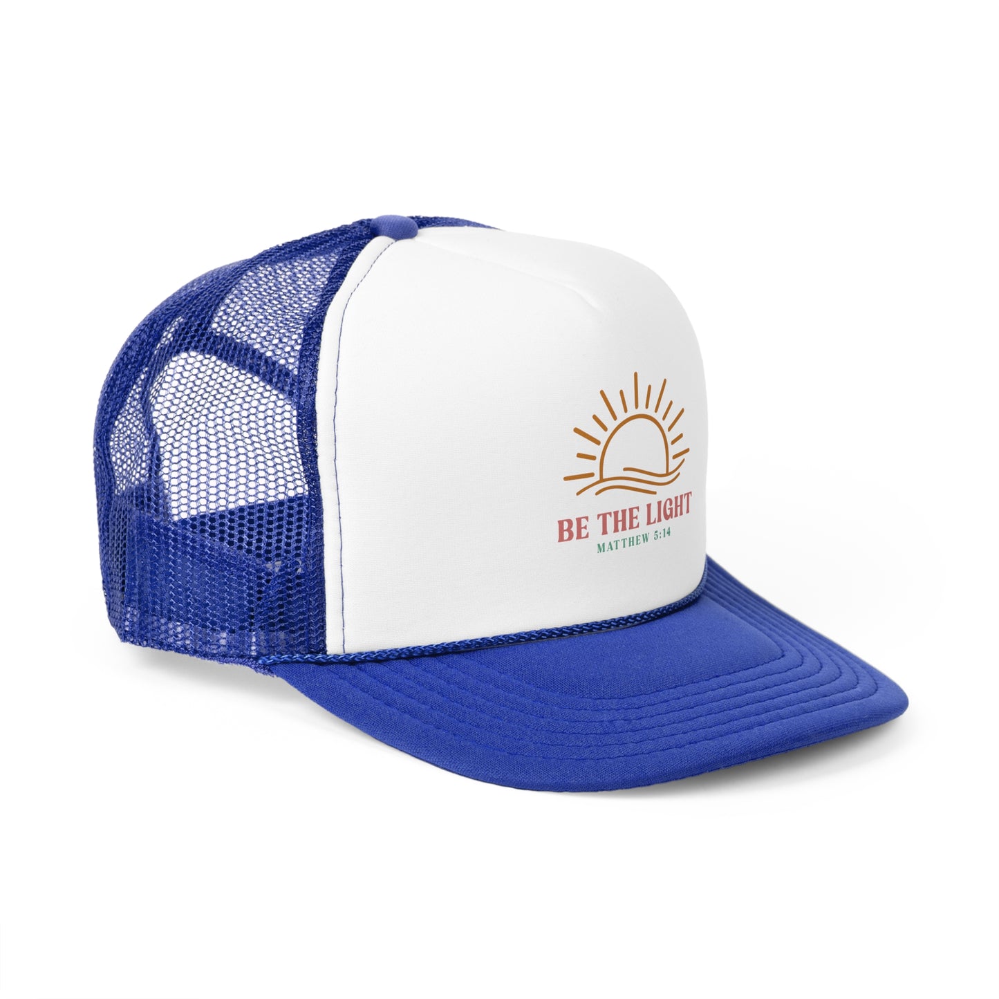 "Be The Light" Matthew 5:14 Inspirational Trucker Cap