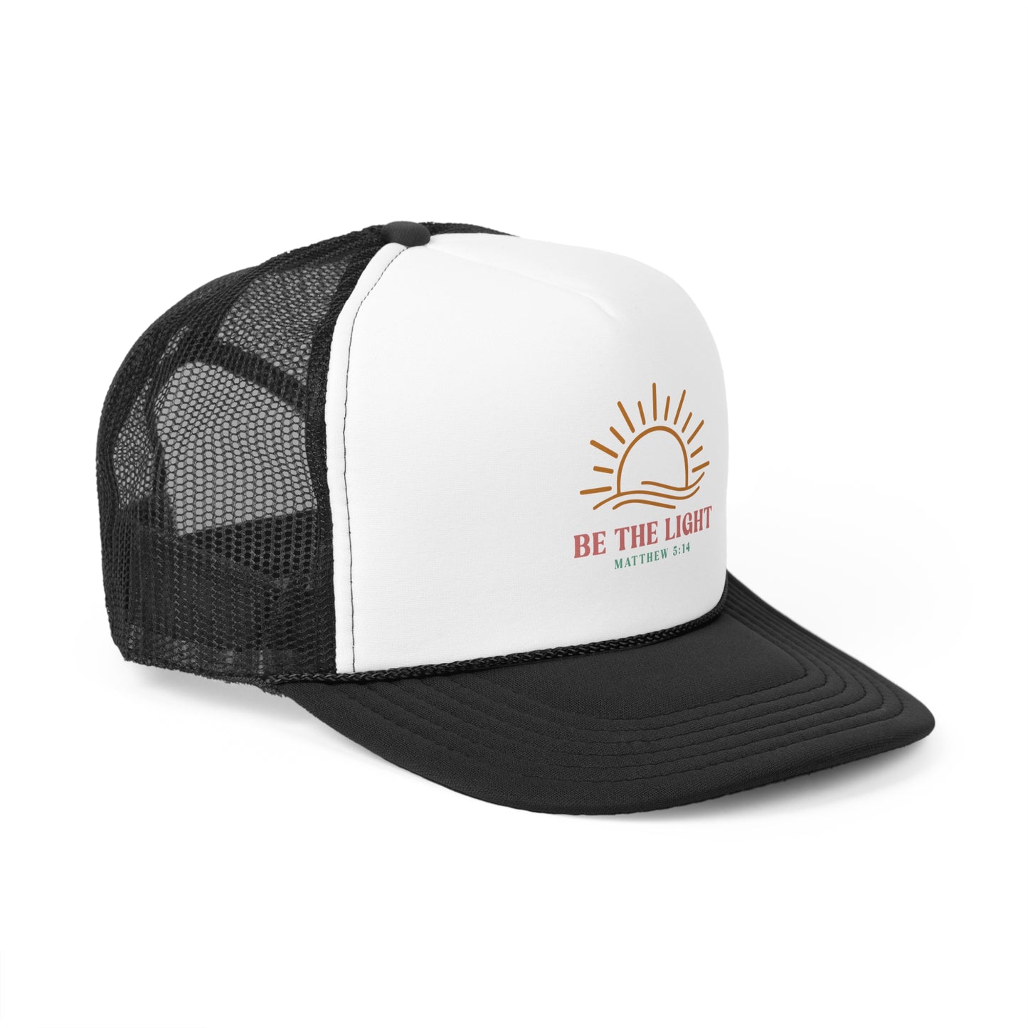"Be The Light" Matthew 5:14 Inspirational Trucker Cap
