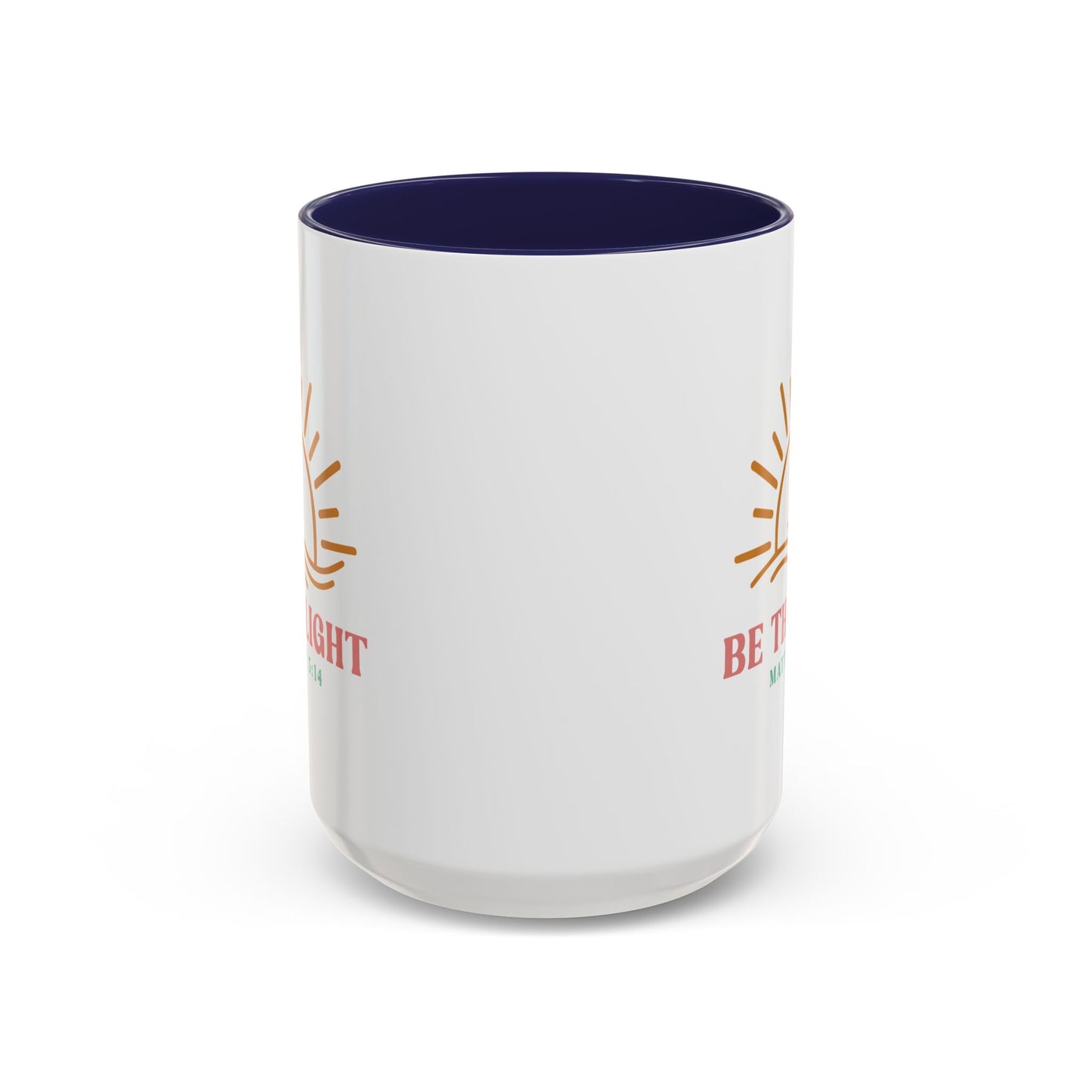 "Be The Light" Matthew 5:14 Accent Mug